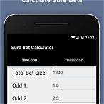 sure bet calculator 2 way